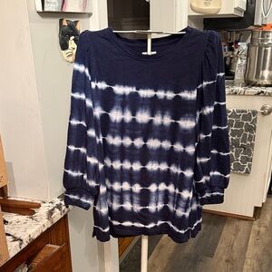 Crown & Ivy Tie-Dye Women's Top- worn about 4 times. 69.50 retail